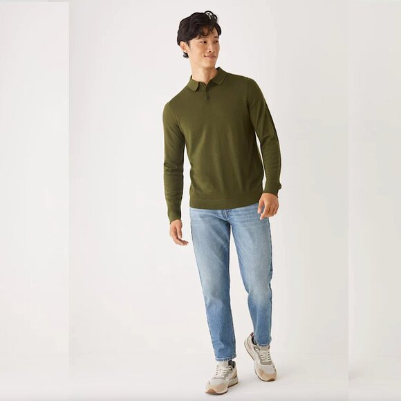 Frank & Oak Other - Frank & Oak - Merino wool polo sweater // **SOLD**